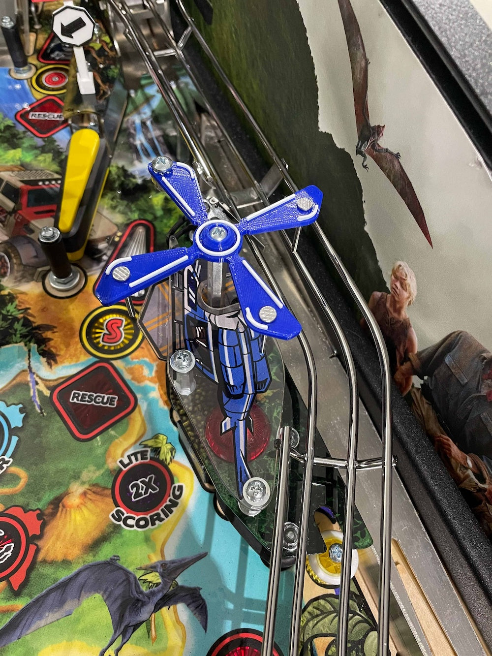 Jurassic Park Pinball Helicopter Blades Pro