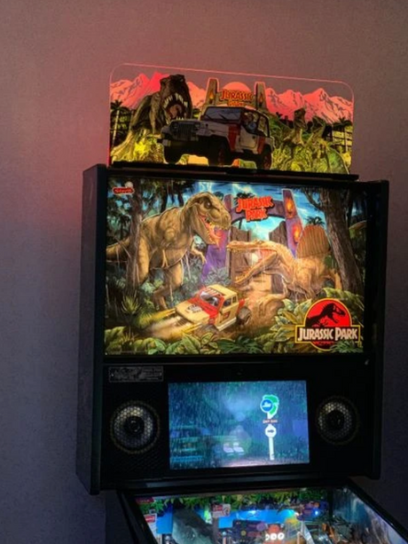 Jurassic Park Pinball Topper- Stern