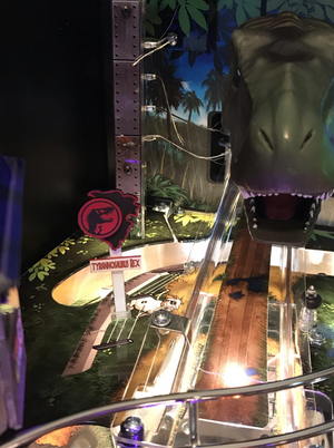 Jurassic Park Pinball T-Rex Sign – Mezel Mods