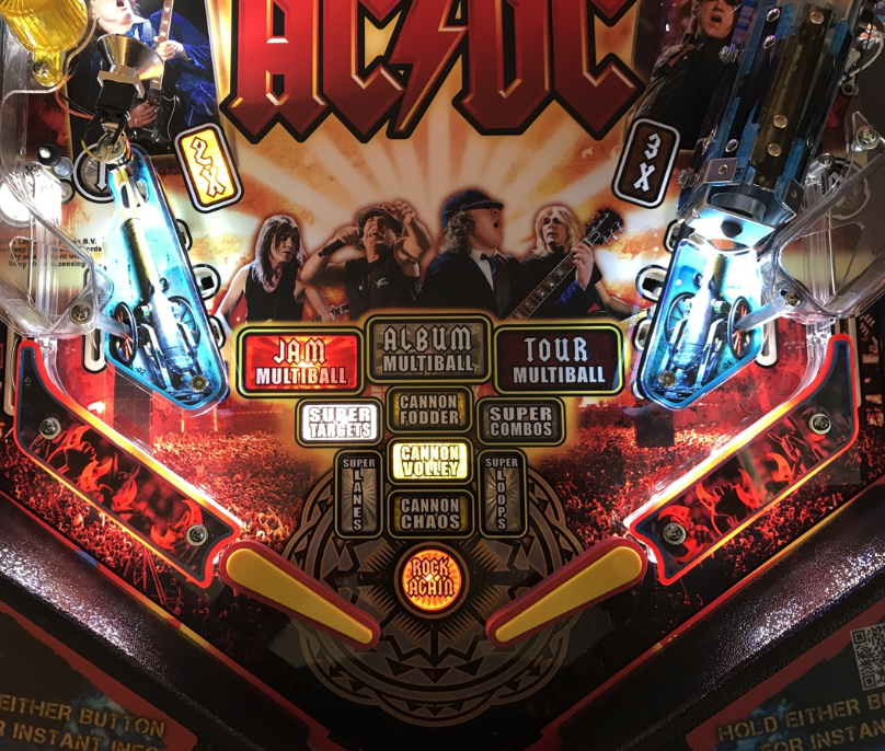 AC/DC Pinball Pro Vault Plastic Protectors – Mezel Mods