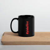 Pinball Love Black Glossy Mug