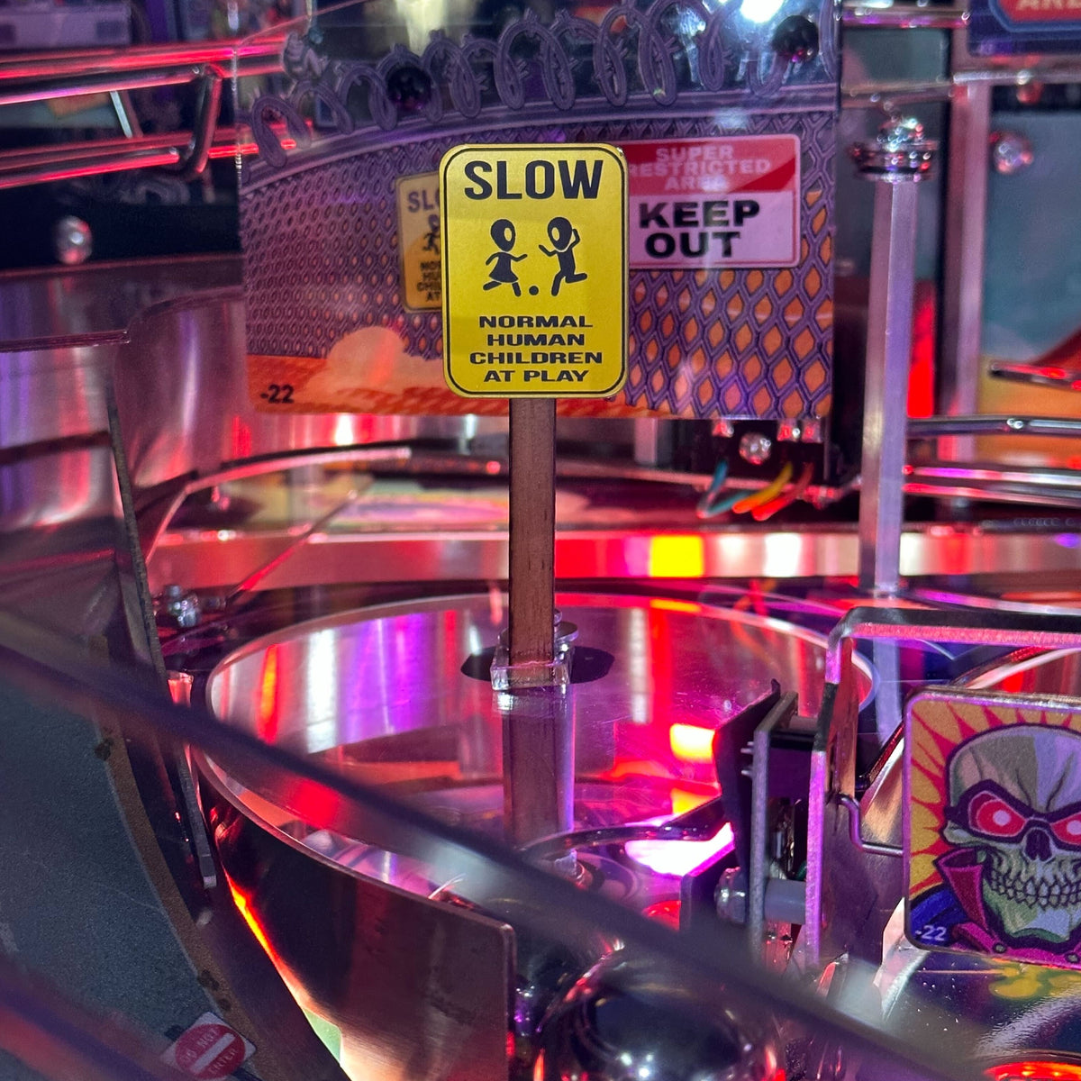 Foo Fighters Pinball Normal Children Playing Sign – Mezel Mods