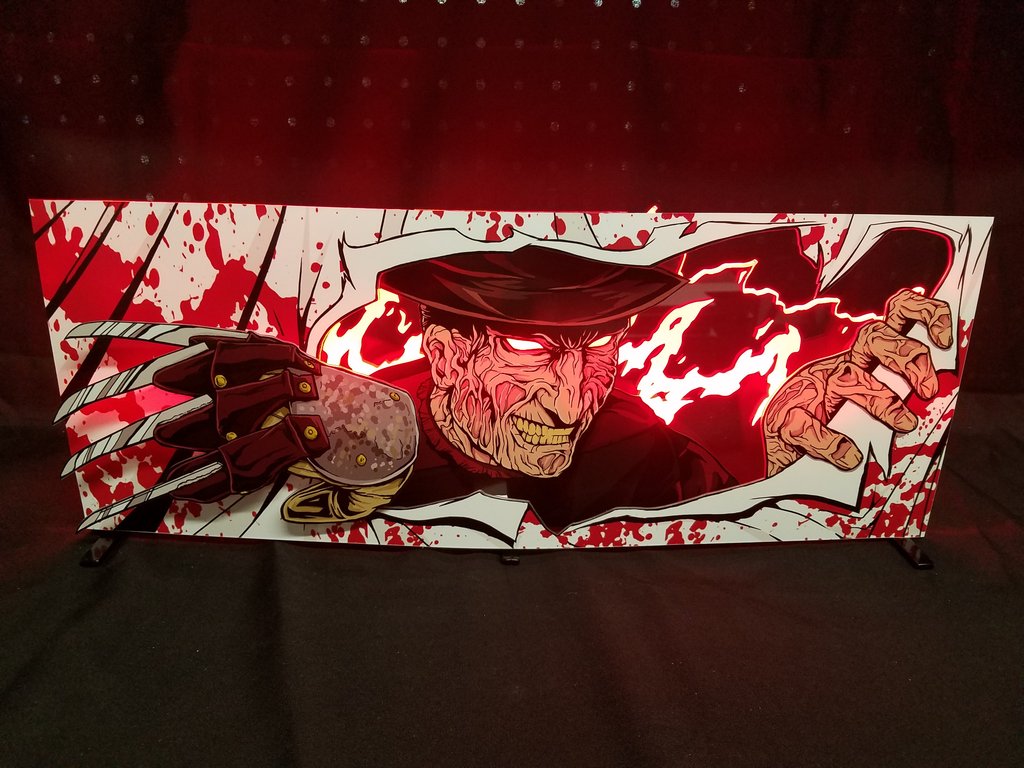 Freddy A Nightmare on Elm Street Pinball Topper