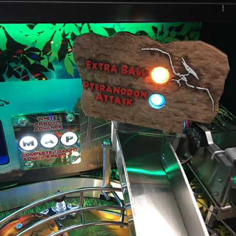 Jurassic Park Pinball Fossil Sign Cover Set