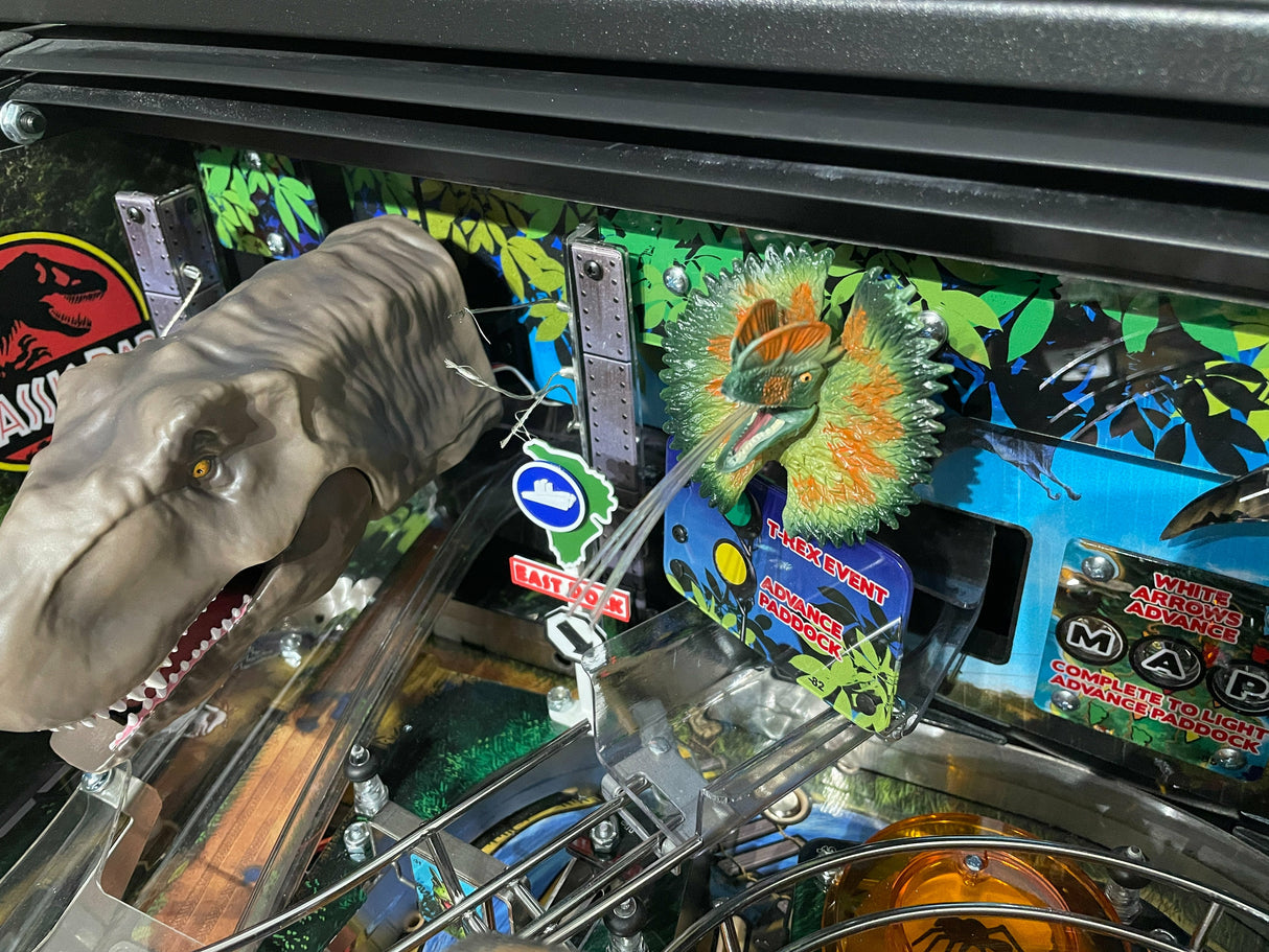 Jurassic Park Pinball Illuminated Dilophosaurus