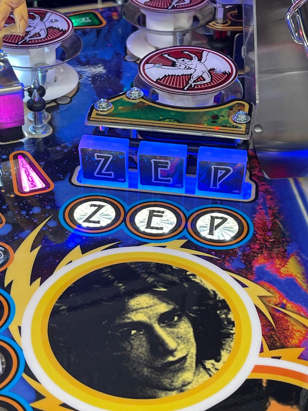 Led Zeppelin Pinball Drop Target Illumination