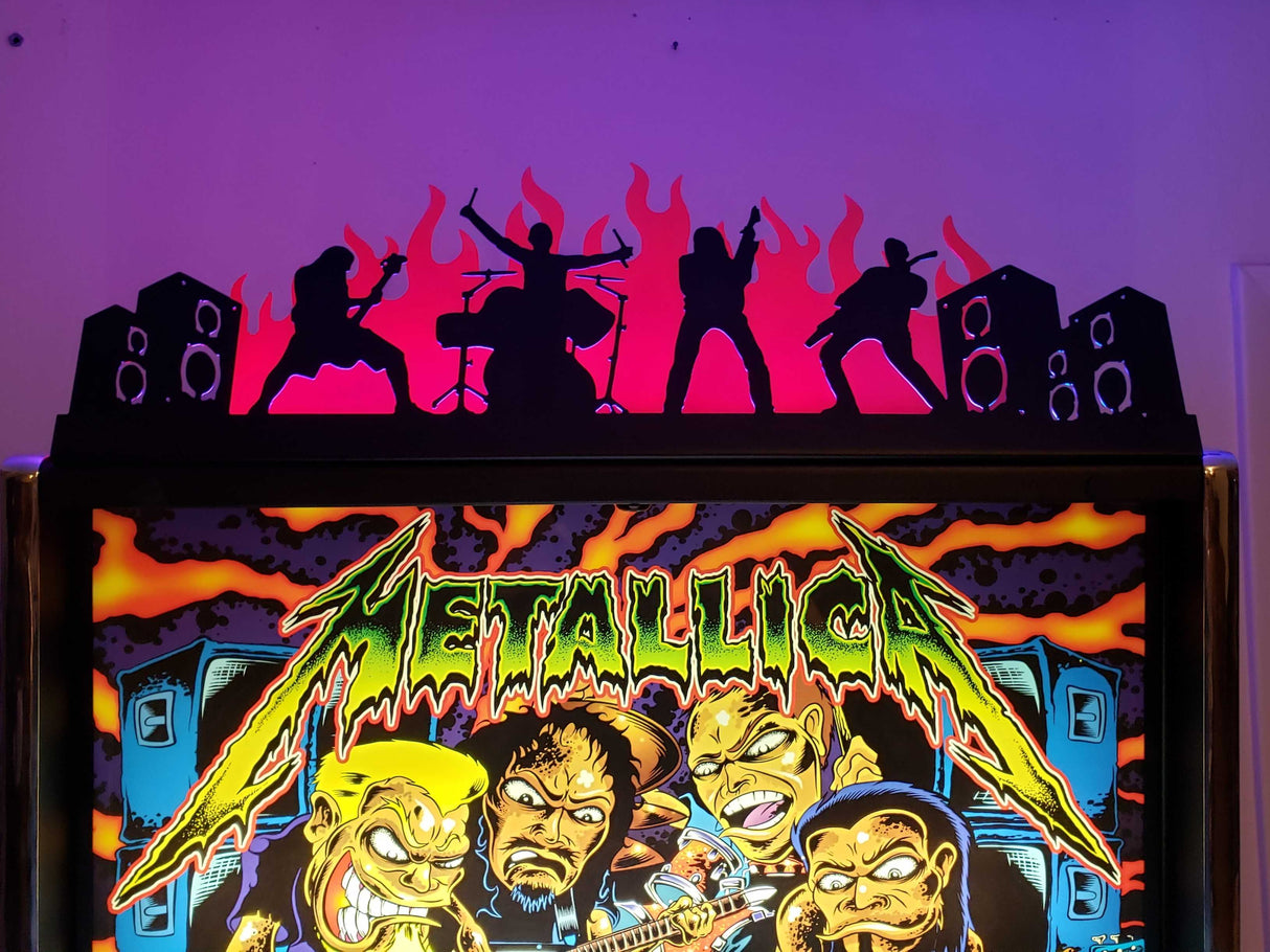 Metallica Pinball Silhouette Topper