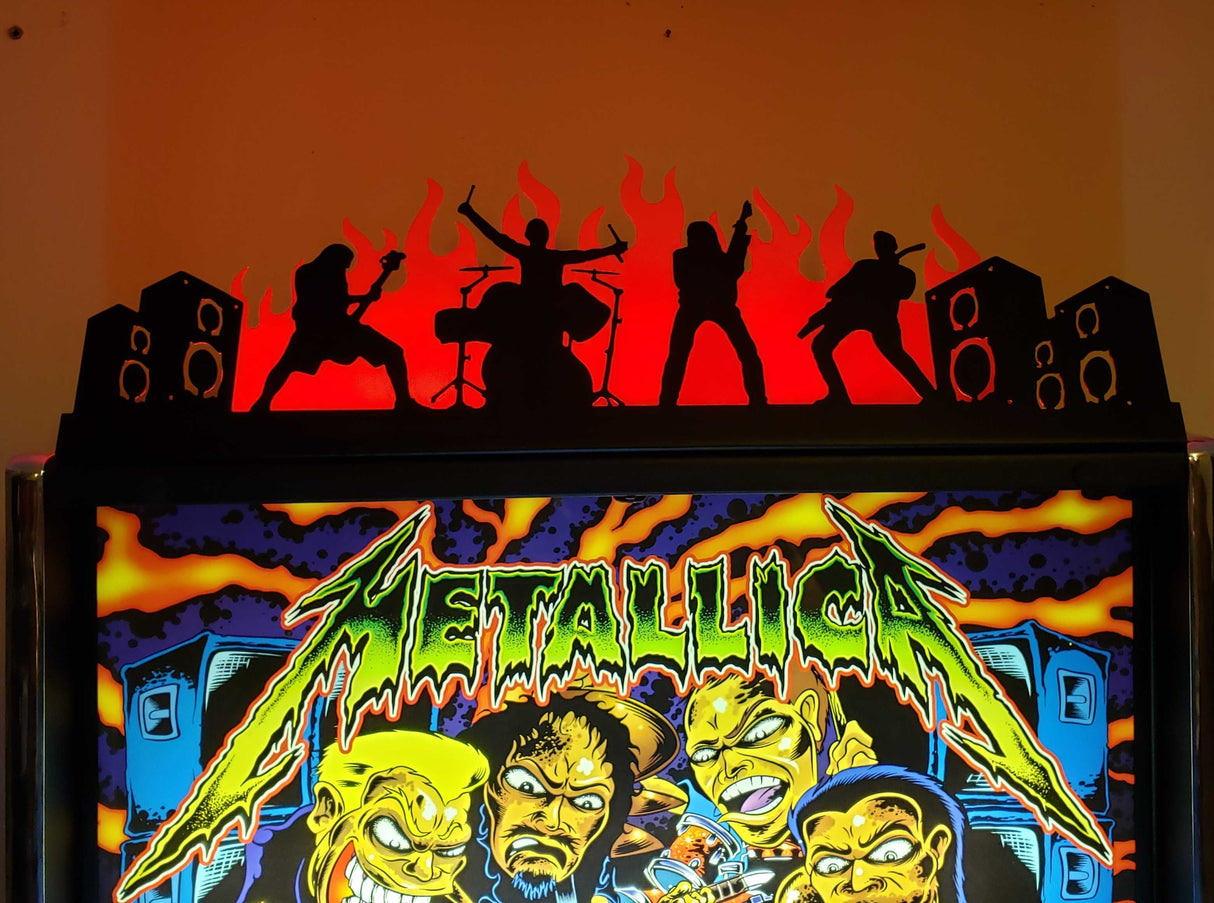 Metallica Pinball Silhouette Topper