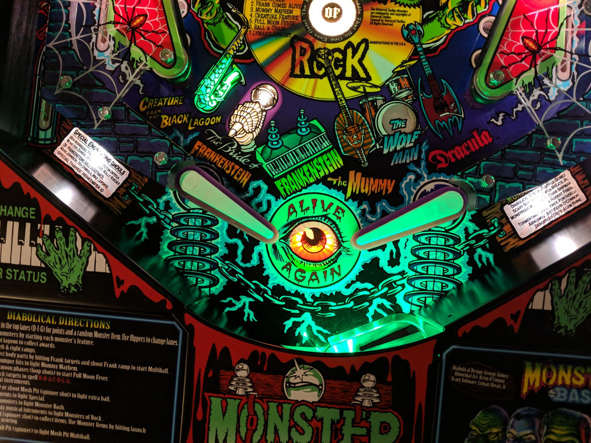 Pinball Trough Monster Bash Remake Pinball Trough Lighting Kit – Mezel Mods