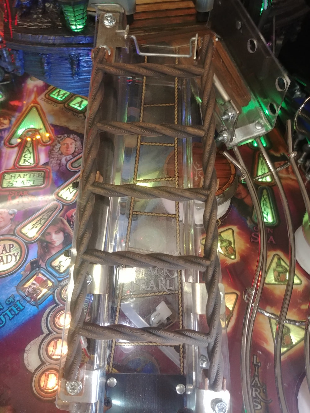 Pirates of the Caribbean Pinball Rigging Ladder