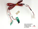 Rick and Morty Pinball Scoop and Ramp Illumination Kit