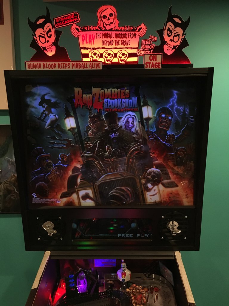 Rob Zombie Pinball Topper