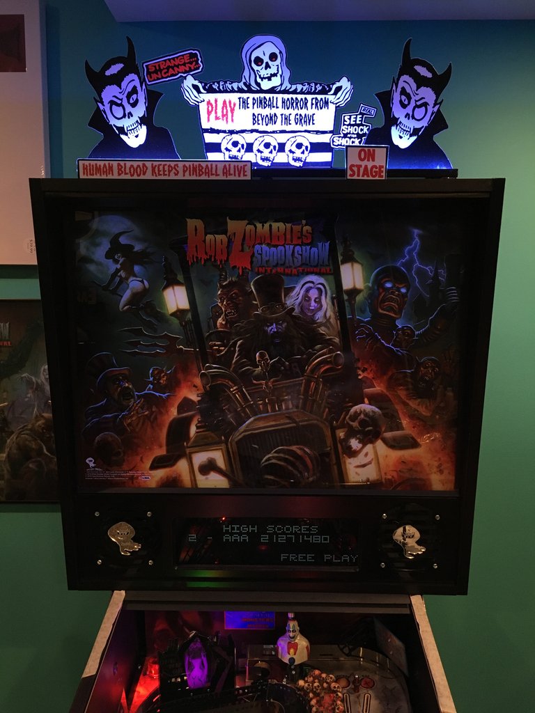 Rob Zombie Pinball Topper