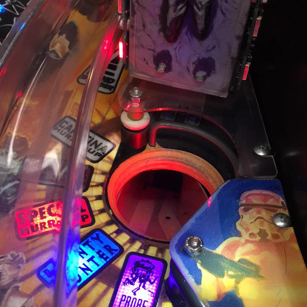 Star Wars Trilogy Pinball Carbonite Hole Illumination