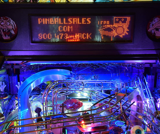 スピンフィーバー　パネル、ボールガイド、LEDセット Tales from the Crypt Pinball Interactive Backboard Lighting Kit