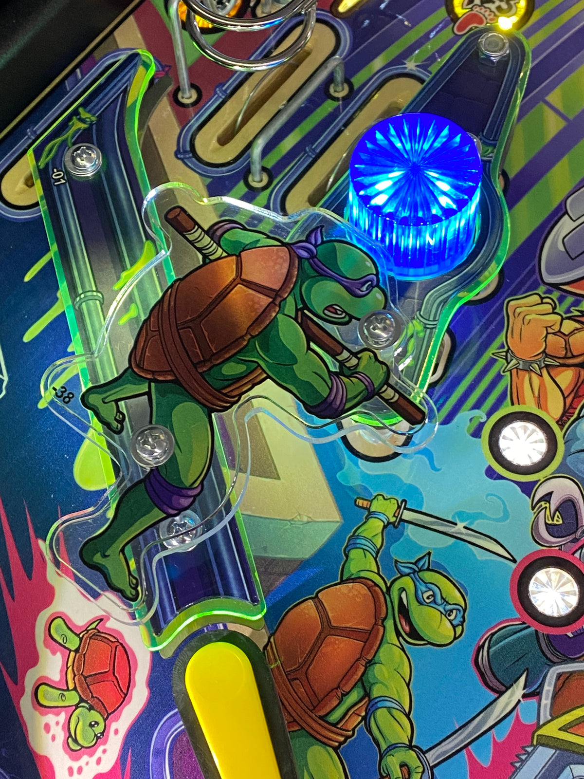 Pinball Mini Display Mod Teenage Mutant Ninja Turtles Pinball Mods & Accessories|Mezel Mods