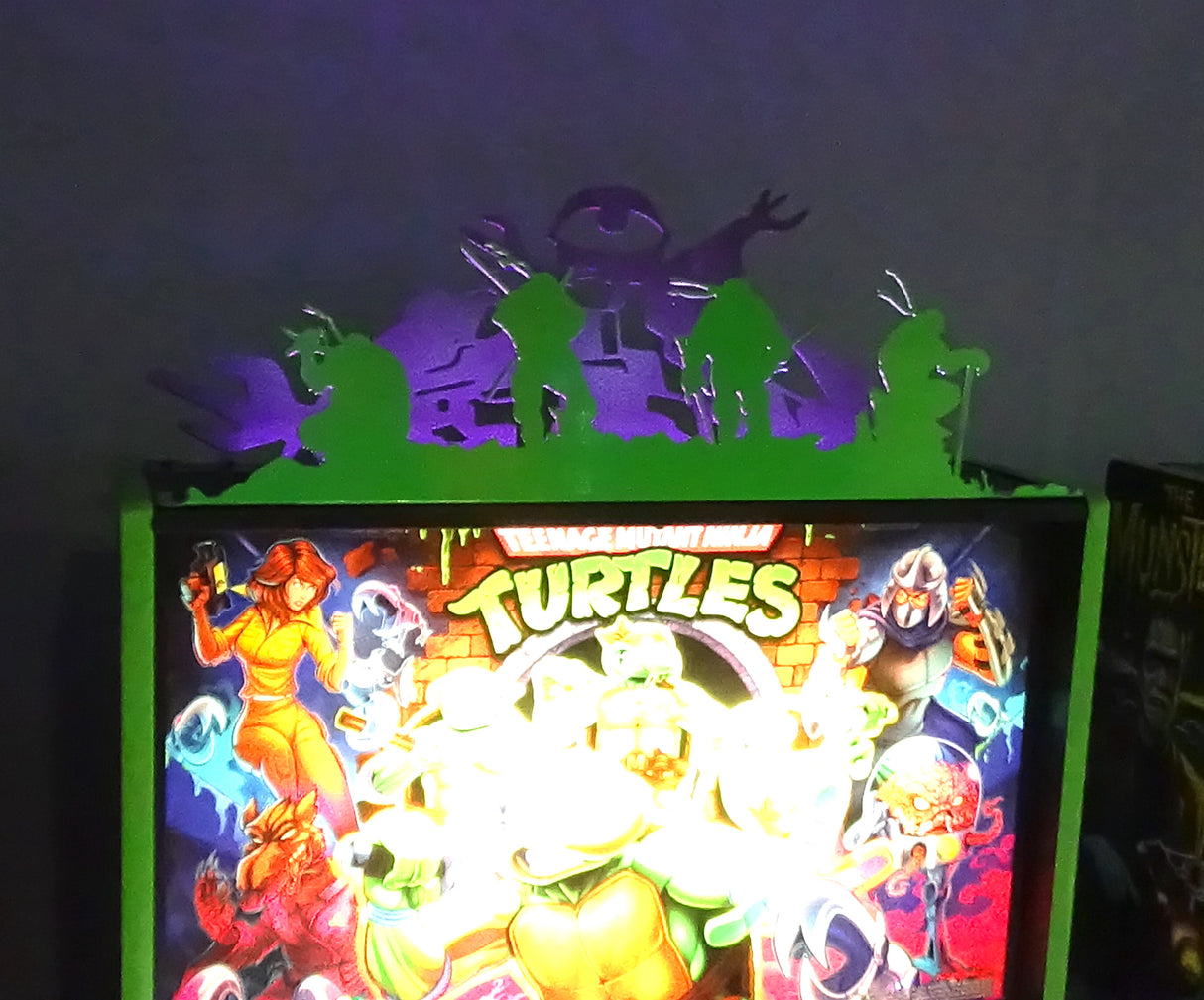 Teenage Mutant Ninja Turtles Pinball Silhouette Topper