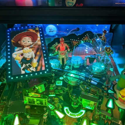 Toy Story 4 Pinball Illuminated Interactive Duke Caboom