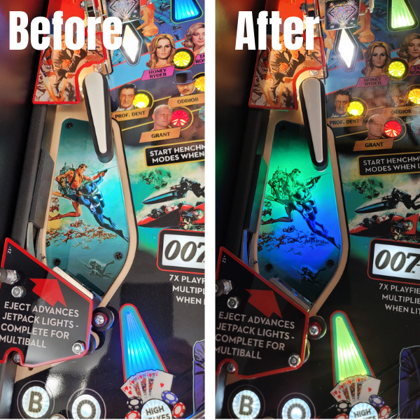 007 James Bond Pinball Underwater Battle Illumination