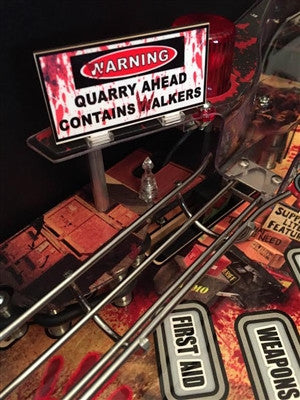 Walking Dead Pinball Quarry Sign